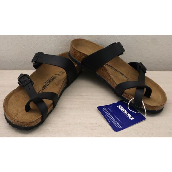 Birkenstock 1015555 Kids Sz EUR 33 US Ladies 2N Black Mayari Birko-Flor Sandals - Picture 15 of 16